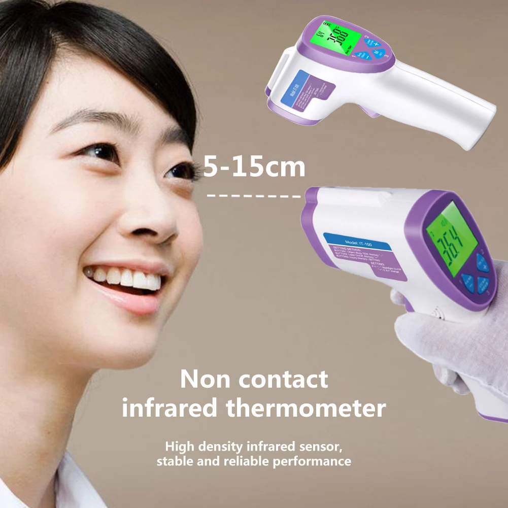 

Baby Adult Infrared Thermometer Forehead Temperature Gun Fever Measuring Tools Forehead Thermometer Infrared