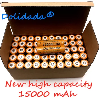 

1-20PCS Dolidada high quality 15000 mAh 3.7 V 18650 lithium-ion batteries Rechargeable battery for LED / electronic flashlight