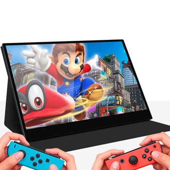 

14 inch HD Portable Screen 1920x1080P IPS monitor pc Tablet led LCD Display HDMI Two Type-C USB 13.3" 15.6" gaming monitor