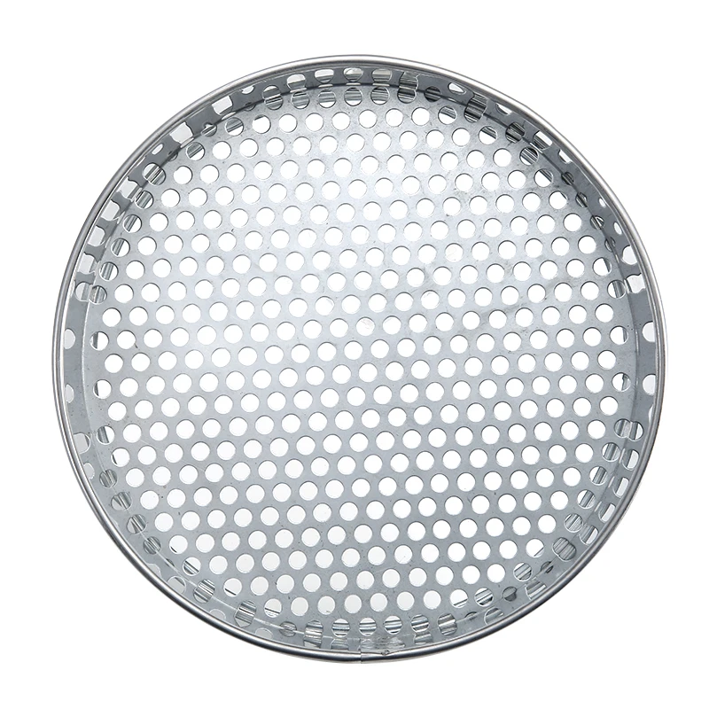 6/7/12mm Holes Metal Garden Sieve Riddle For Composy Soil Stone Mesh Gardening Tool