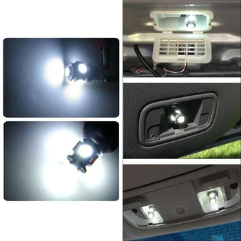 

Set LED Bulbs 50pcs Super White T10 Wedge 5-SMD 194 168 2825 158 192 Light Dashboard