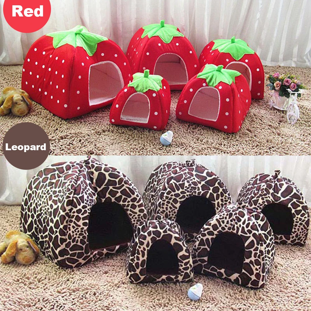 Cat Bed House for Cats Small Dog Beds Starberry Pet Cats Kitten House Dog Kennel Winter Warm Soft Cat Beds Pet Product Cama Gato