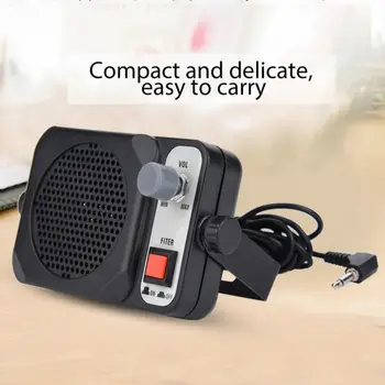 

Mini 3.5mm External Speaker TS-650 CB Radio Speaker for Walkie Talkie Motorola ICOM Yaesu Car Mobile Radio Pocket Trumpet