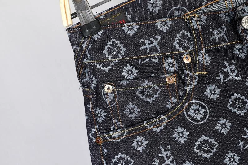 Аутентичные Evisu новые дышащие высококачественные модные мужские штаны теплые джинсы Прямые мужские брюки для отдыха с принтом E6208