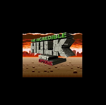 

Incredible Hulk USA Version 16 bit Big Gray Game Card For NTSC Game Player