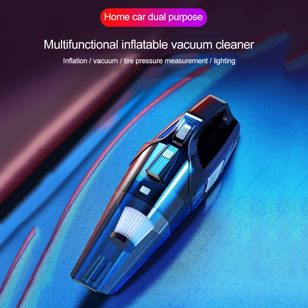 4in1 Car Vacuum Cleaner with Tire Inflator Dig AMZ