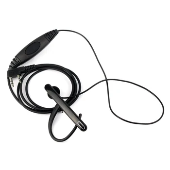 

2-Pin Ear Bar Earpiece Mic PTT Headset For Kenwood/BAOFENG/TYT/ WOUXUN Radio