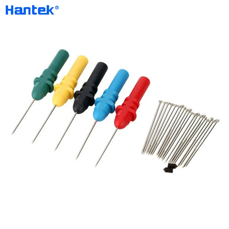 5Pcs Hantek HT307 Back Pinning Probes Needle Piercing Probes Set Assorted Colors 