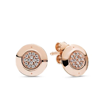 

Classic Authentic 100% 925 Sterling Silver Stud Earrings Sparkling Stud Earrings Unique Design ever Jewelry for women