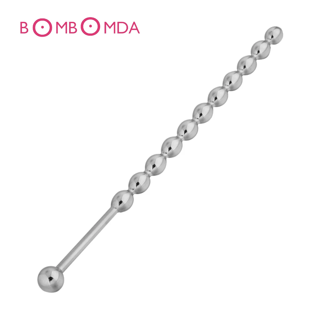 Urethral Dilatation Penis Stimulation Horse Eye Stick Urethral Dilatation Matel Catheters Anal Beads For Male Sex Toy Butt Plug