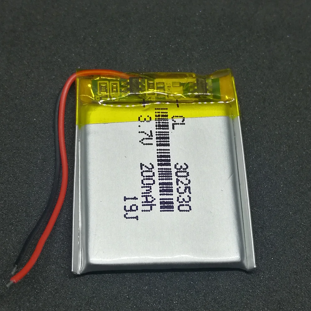 Высокое качество 302530 200 мАч 3,7 в литий-полимерный аккумулятор 032530 литий-ионный аккумулятор для MP3 MP4 цифровых продуктов диктофон