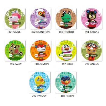 

Animal Crossing Card (391 to 400) Amiibo NTAG215 Card Work for NS Games Series 1