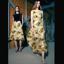 Принт шелковая органза атласная ткань 135 см ширина 14momme