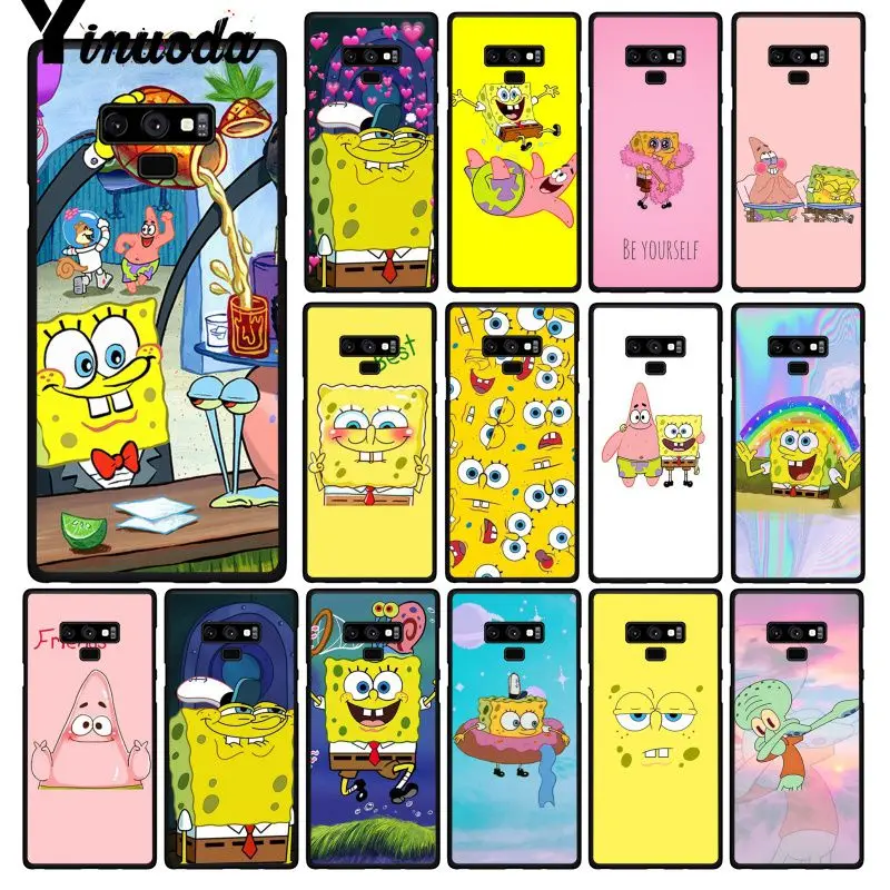 

Yinuoda SpongeBob SquarePants Sponge Bob Phone Case For Samsung Galaxy A50 Note7 5 9 8 Note10 Pro J5 J6 Prime J610 J6Plus J7 DUO