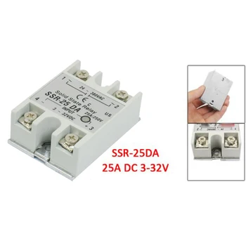 

Temperature Control AC 24V-380V Output Solid State Relay 25A SSR-25DA