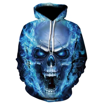 

Skul Printed Hoodies Men 3d Hoodies Brand Sweatshirts Boy Jackets Quality Pullover Fashion Tracksuits Animal Streetwear Out Coat
