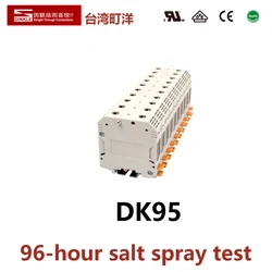 Dinkle conector elétrico dk95 com 1 saída, entrada e saída