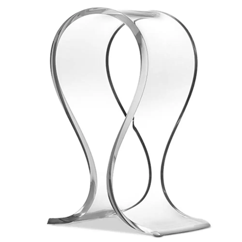 Transparent acrylic 4mm headphone display stand large headphone stand display hanger headphone W3O6