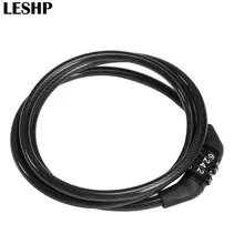 Мульти-функциональный код Противоугонный замок с тросом Велоспорт 4-цифровой легко Применение велосипеда Комбинации велосипед Чиан замок с паролем