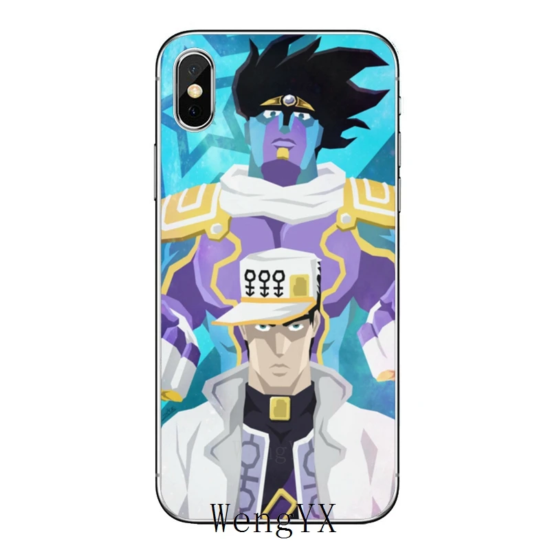 JoJo невероятное приключение для iPhone 11 pro XR X XS Max 8 7 6s plus SE 5S 5c iPod Touch 5 6 прозрачный чехол - Цвет: Adventure-A-04