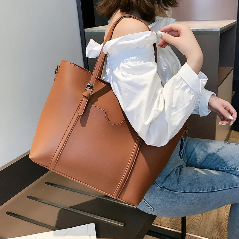 2019 bolsos grandes de hombro para mujeres bolsos de mensajero de diseñador para mujeres bolso de mano de las señoras bolso mano Casual Sac una nueva moda de