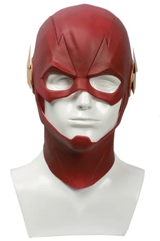 

XCOSERThe Flash Cosplay Mask Red Latex Full Head Helmet Costume Prop Gifts Halloween Replica Props