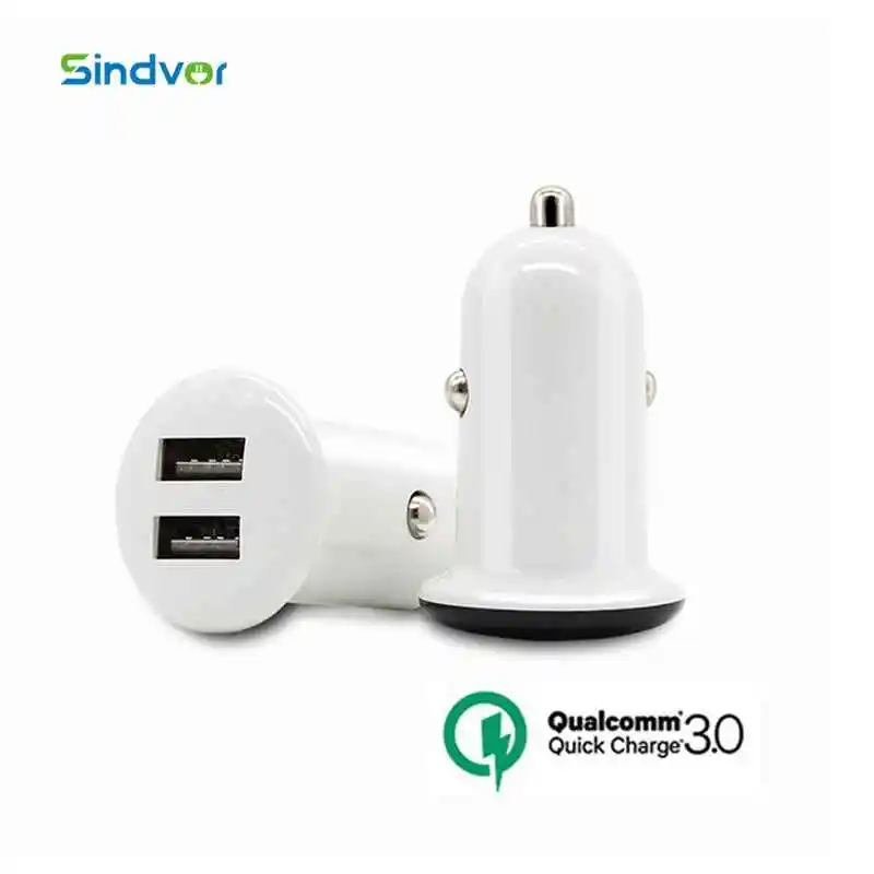 Cheap Mini USB Car Charger Quick Charge 3.0 Fast Charging For iPhone 12 Pro 11 Huawei Xiaomi Redmi Note 10 Mobile Phone | Мобильные