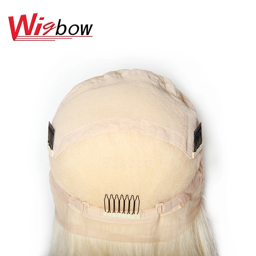Волосы Wigbow OneCut 613 блонд бразильские Прямые предварительно выщипанные с ребенком