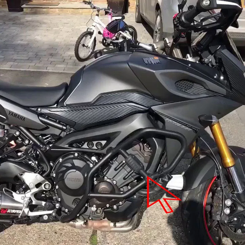 Для Yamaha MT-09 MT09 Tracer-& FJ-09 FJ09- шоссе анти-Крушение Бар бампер двигателя боковой протектор MT FJ 09