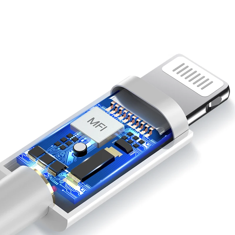 TOTU MFI PD USB C кабель для быстрой зарядки для Iphone Xs Max кабель для быстрой зарядки для Iphone X 8 7 6 Plus кабель для зарядки