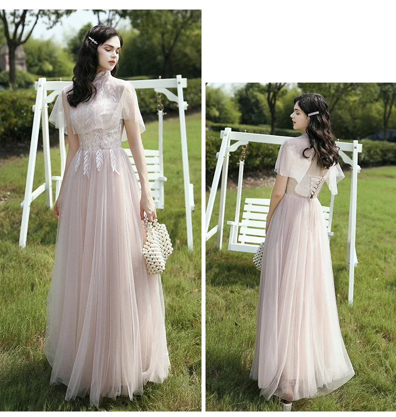 Новые румяные платья подружки невесты длинные элегантные vestidos de fiesta de noche vestidos fiesta boda sukienki na impreze вечерние платья для женщин
