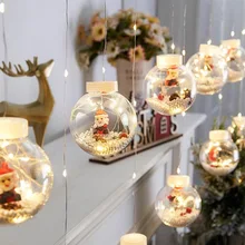 

Christmas Garland Curtain Light for Room New Year Christmas Decor for Home Festoon Led Light Fairy Lights Garland Lights