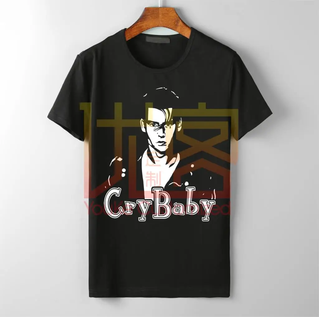 Cry Baby/футболка в стиле ретро с принтом Jonny Depp John Waters Мужская Высококачественная