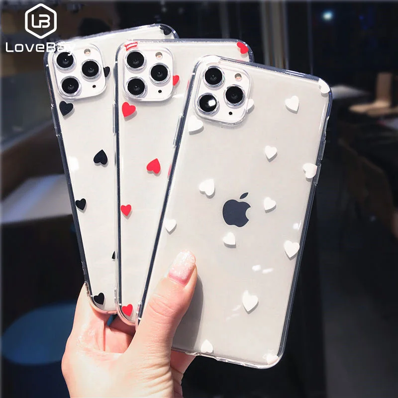 Чехол Lovebay для телефона iPhone 11 6 6s 7 8 Plus X XR 11Pro XS Max милый мультяшный прозрачный