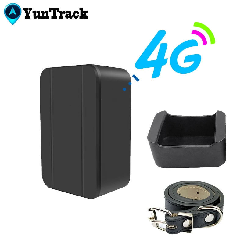 4G Mini GPS Tracker Pet dogs Kids Valuables Locator Anti-Lost Tracking Voice Monitor shock move alarm CatM1 LTE-FDD Free Website |