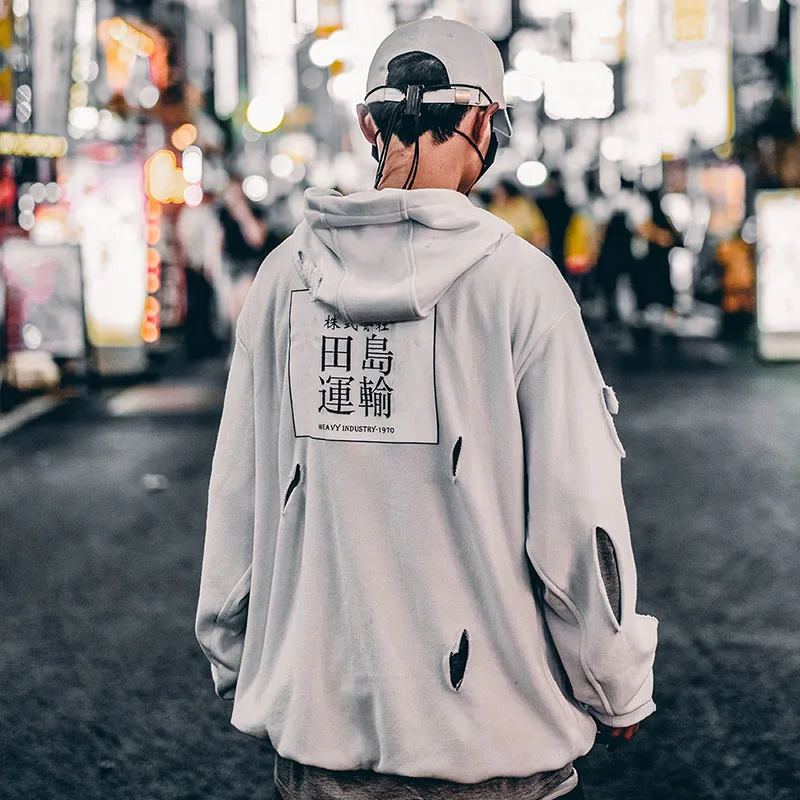 

2019 Mens Hip Hop Men Harajuku Coats Male Jacket Oversize Long Hoodie Cotton Fashion Swag