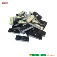 22*8 мм Мини маленький прочный защитный экран для защиты от металла uhf твердая Магнитная бирка epc gen2 860-960 МГц длинный Диапазон сопротивления: металлическая бирки с клейкой лентой 3M