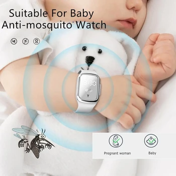 

Children Smart Watch Baby Women Smart Bracelet with Ultrasonic Insect Pest Bugs Repellent Kids Gift M2 Ultrasonic Mosquito Watch