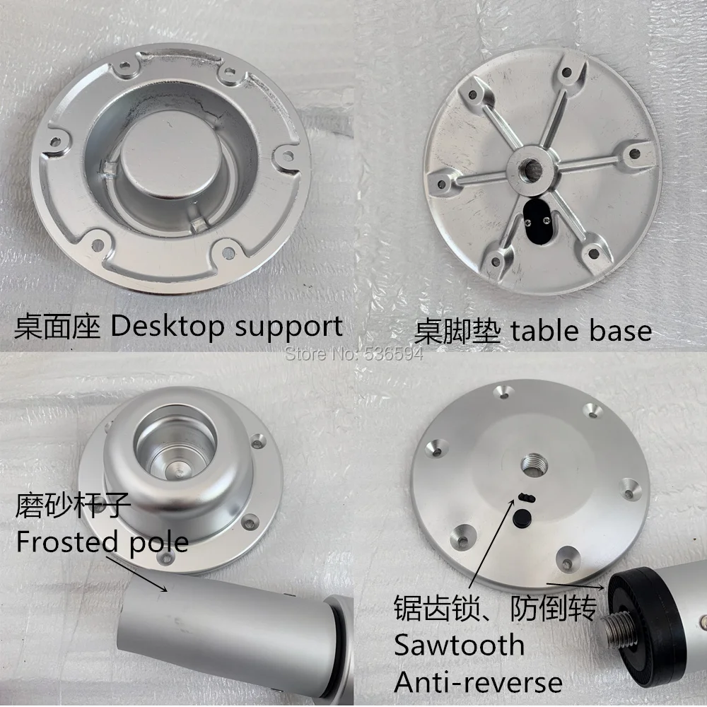 ALUMINIUM CAMPERVAN SWING-OUT CRANKED TABLE LEG AND BRACKET SET - Autocraft - View #6