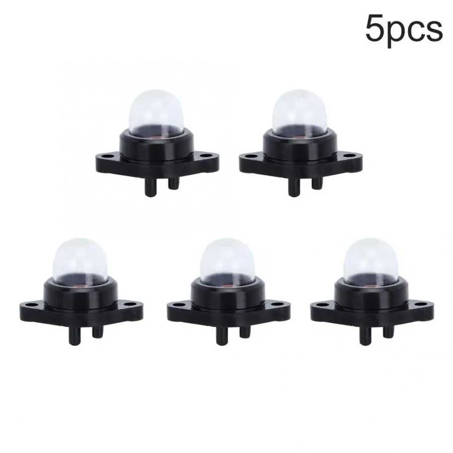 5Pcs Carburetor Primer Petrol Snap in Carburetter Primer Line Bulb Fuel Pump for Poulan 530071835 Chainsaw Clear Blowers Trimmer