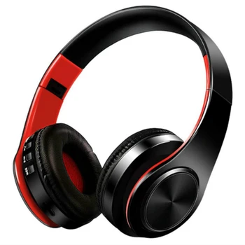 

Wireless Headphones Bluetooth Stereo Folding Headphones Audio Mp3 Adjustable Headphones(Black)