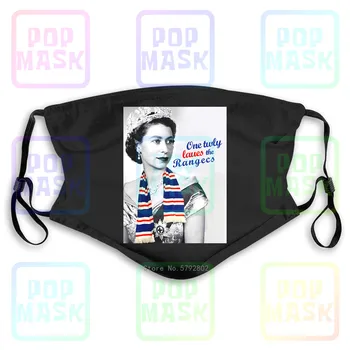 

Dust Mask with Filter Meme Fan Rangers Glasgow Scozia Regina Elisabetta 2 Washable Reusable Mask