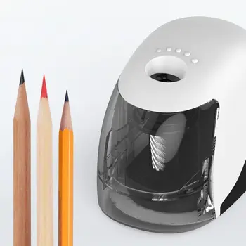 

USB Electric Pencil Sharpener Automatically Sharpener Simple Business Style Automatic Sharpeners Desktop School Office Supplies
