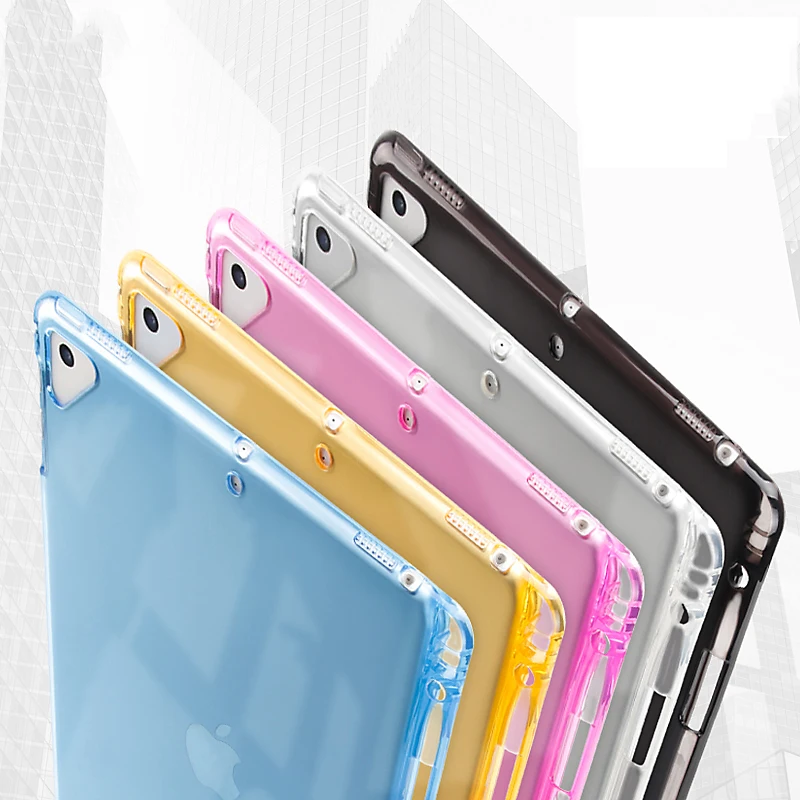 Чехол для iPad Mini 5/4/3/2/1 мягкий силиконовый чехол противоударный ipad 5 с держателем