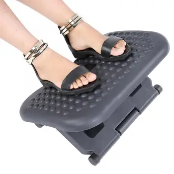 

Portable Comfortable Under Desk Foot Rest Home Office Ergonomic Adjustable Height Foot Support
