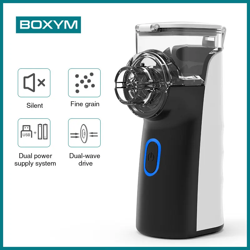 Boxym Mini Handheld Inhaler Nebulizer Portable Nebulizer For Kids Adult Atomizer Nebulizador Medical Equipment Asthma Steaming Devices Aliexpress