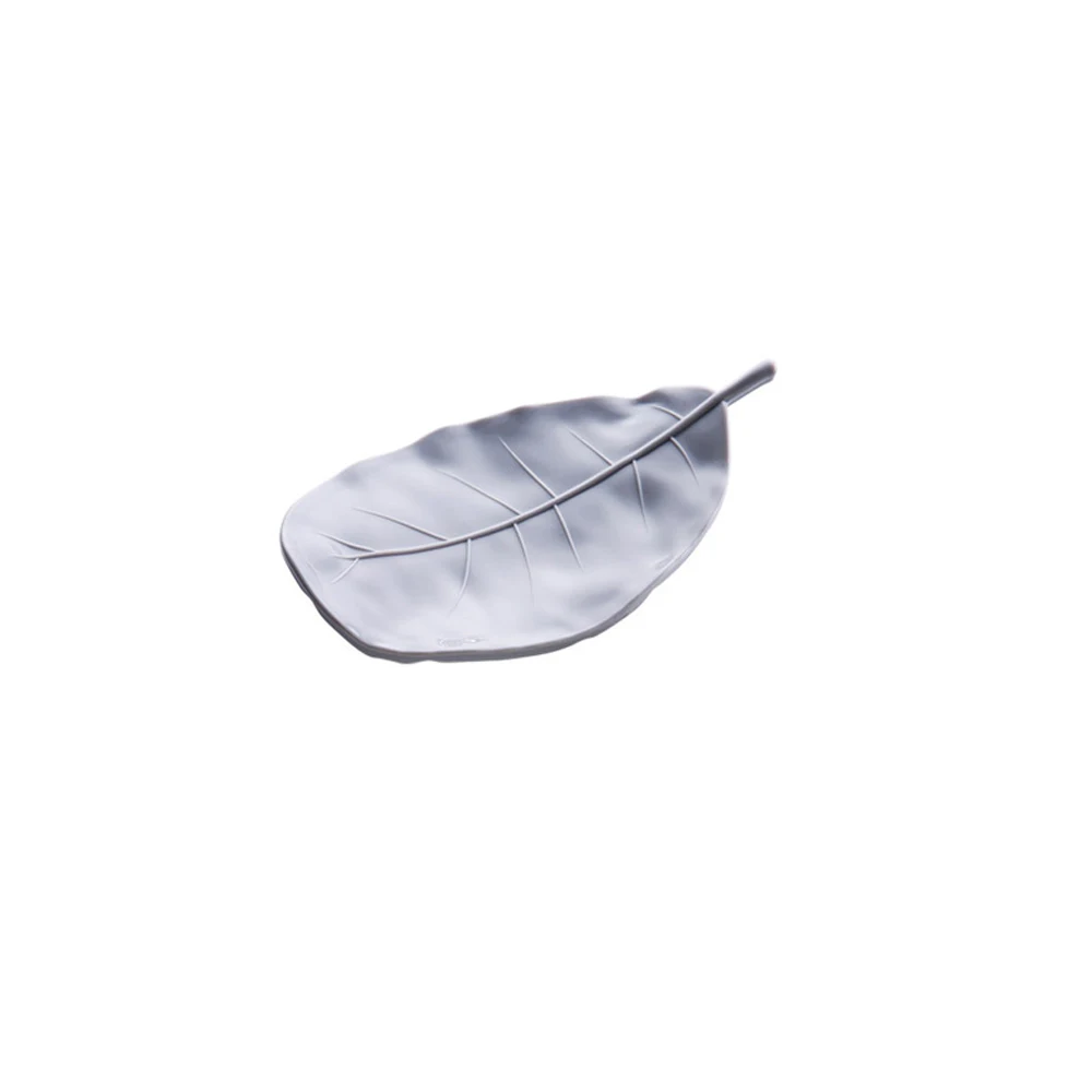 Leaf grey Морская звезда мыльница форма листа мыльница креативный мыльница для хранения ювелирных изделий лоток контейнер аксессуары для ванной комнаты - Color: Leaf grey