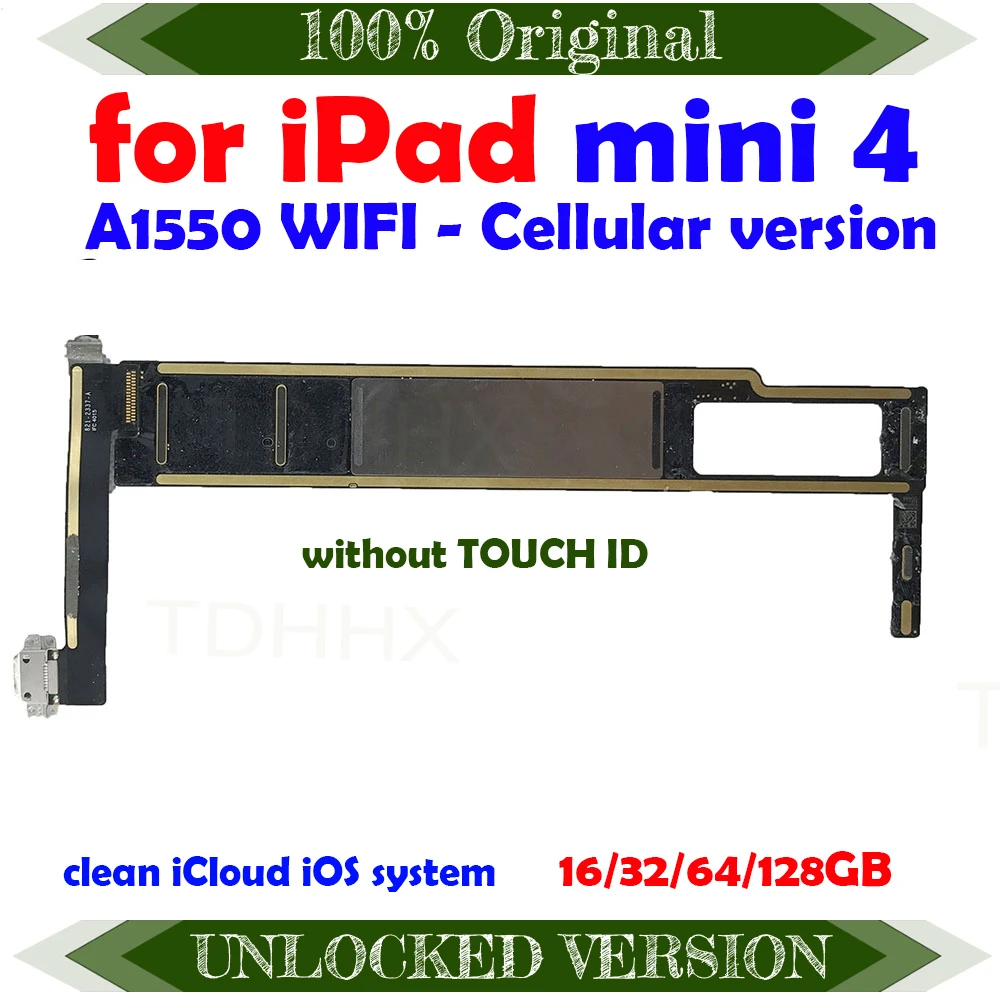 A1550 оригинальная разблокированная материнская плата для iPad MINI 4 с/без сенсорного