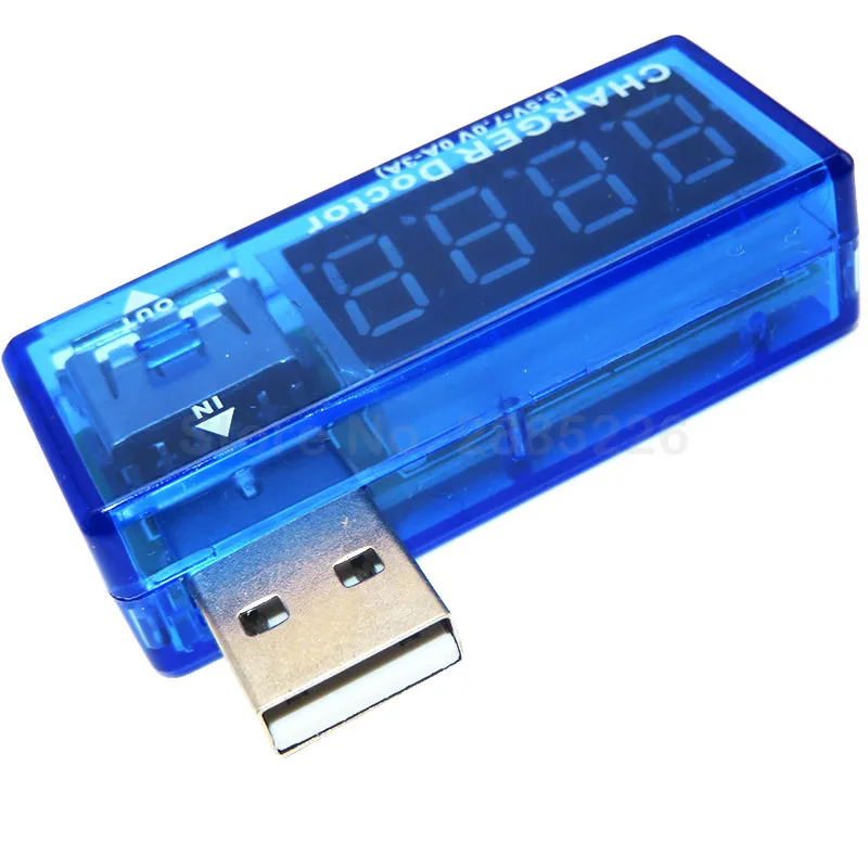 Цифровой USB Мобильный зарядный ток напряжение