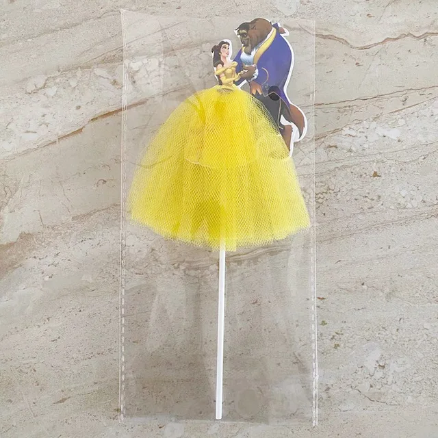 1pcs 21cm Princess Birthday Party Decorations Kids Cake Topper for Girls Birthday Decoration Anniversaire Cake Supplies Lion